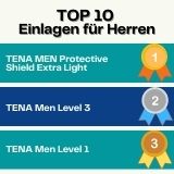 Sieger Top 10 Einlagen für Männer