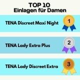 Sieger Top 10 Einlagen für Damen