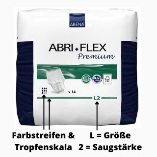 Merkmale Verpackung Abena Abri-Flex Premium