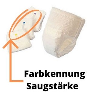 Farbkennung iD Pants Verpackung